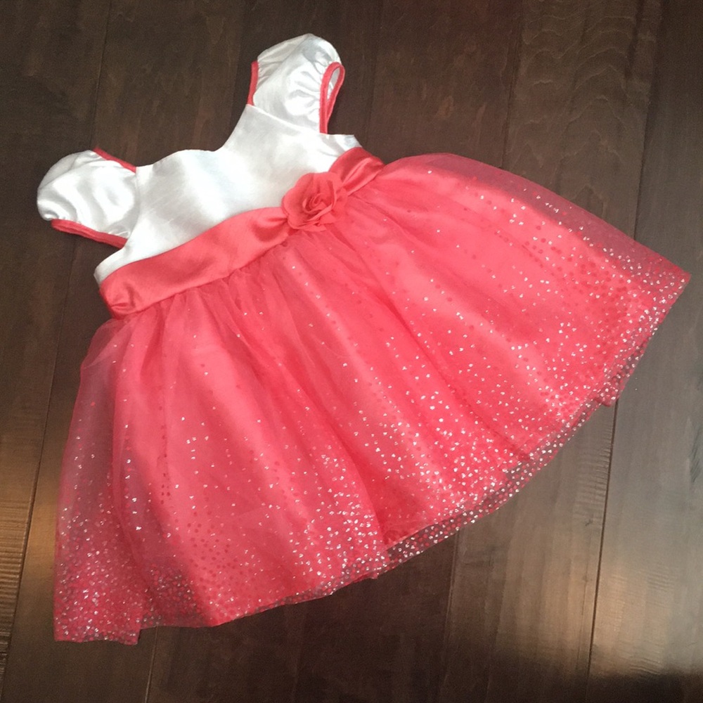 Formal peach toddler dress